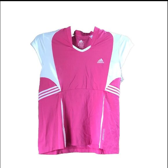 Adidas Formation Clima Cool Cap Sleeve Sports Tennis Top - L - Picture 1 of 12